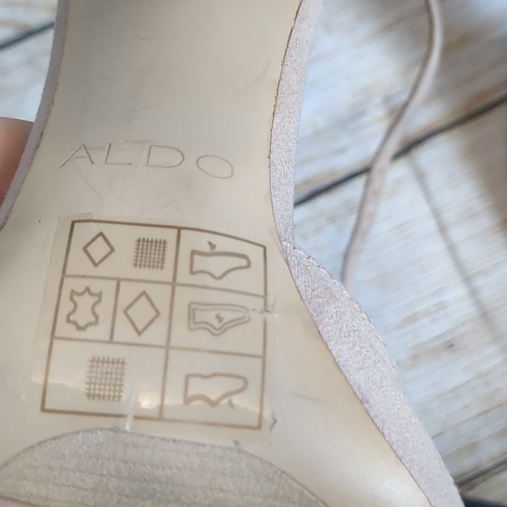 Aldo pink high heel shoes size 7 - Picture 9 of 10